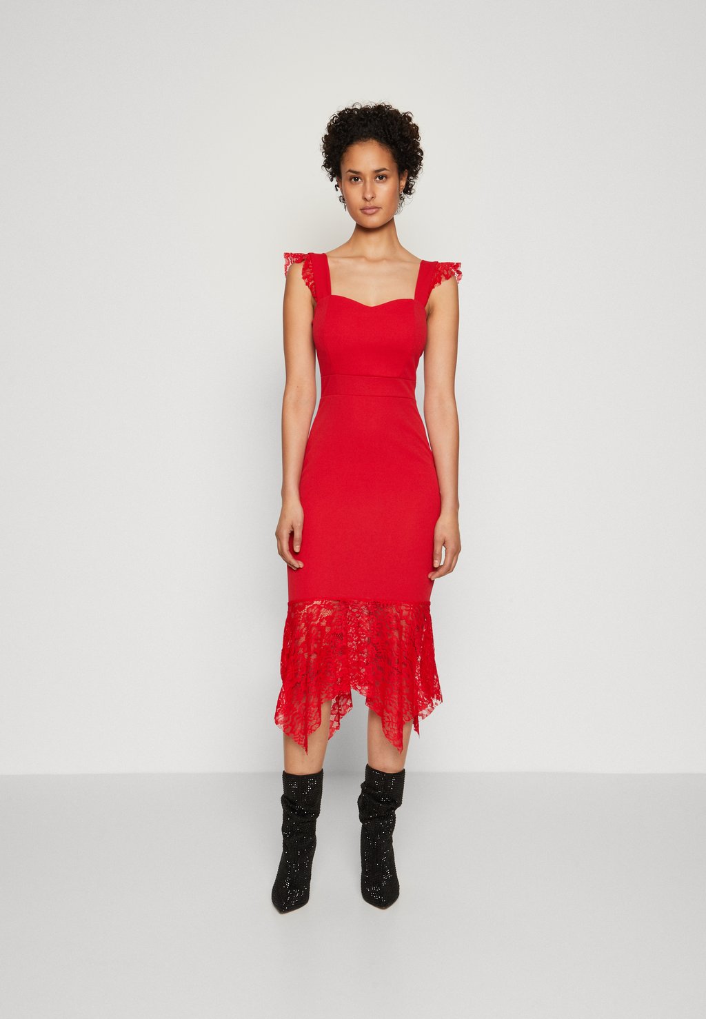 Платье из джерси Dua Midi WAL G., красный