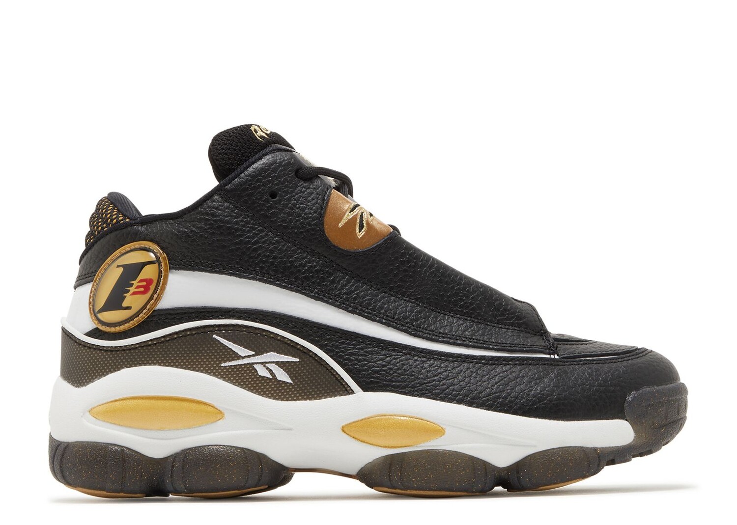 

Кроссовки Reebok The Answer Dmx 'Black White Gold' 2022, черный