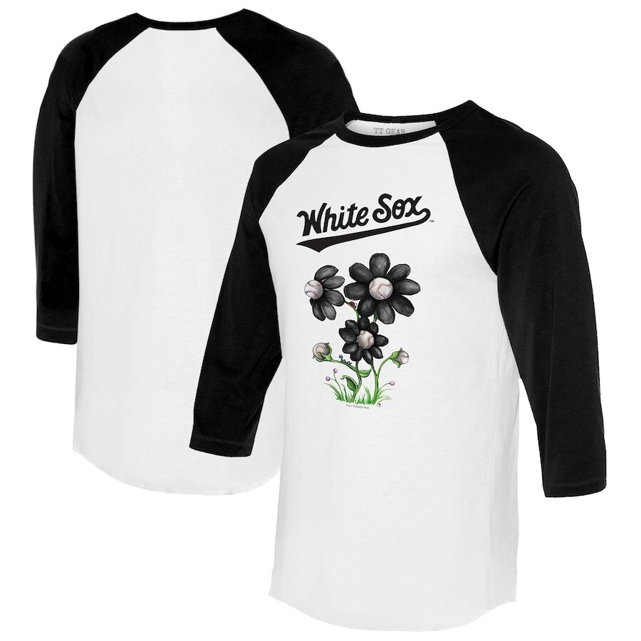 

Футболка с длинным рукавом Tiny Turnip Chicago White Sox, белый