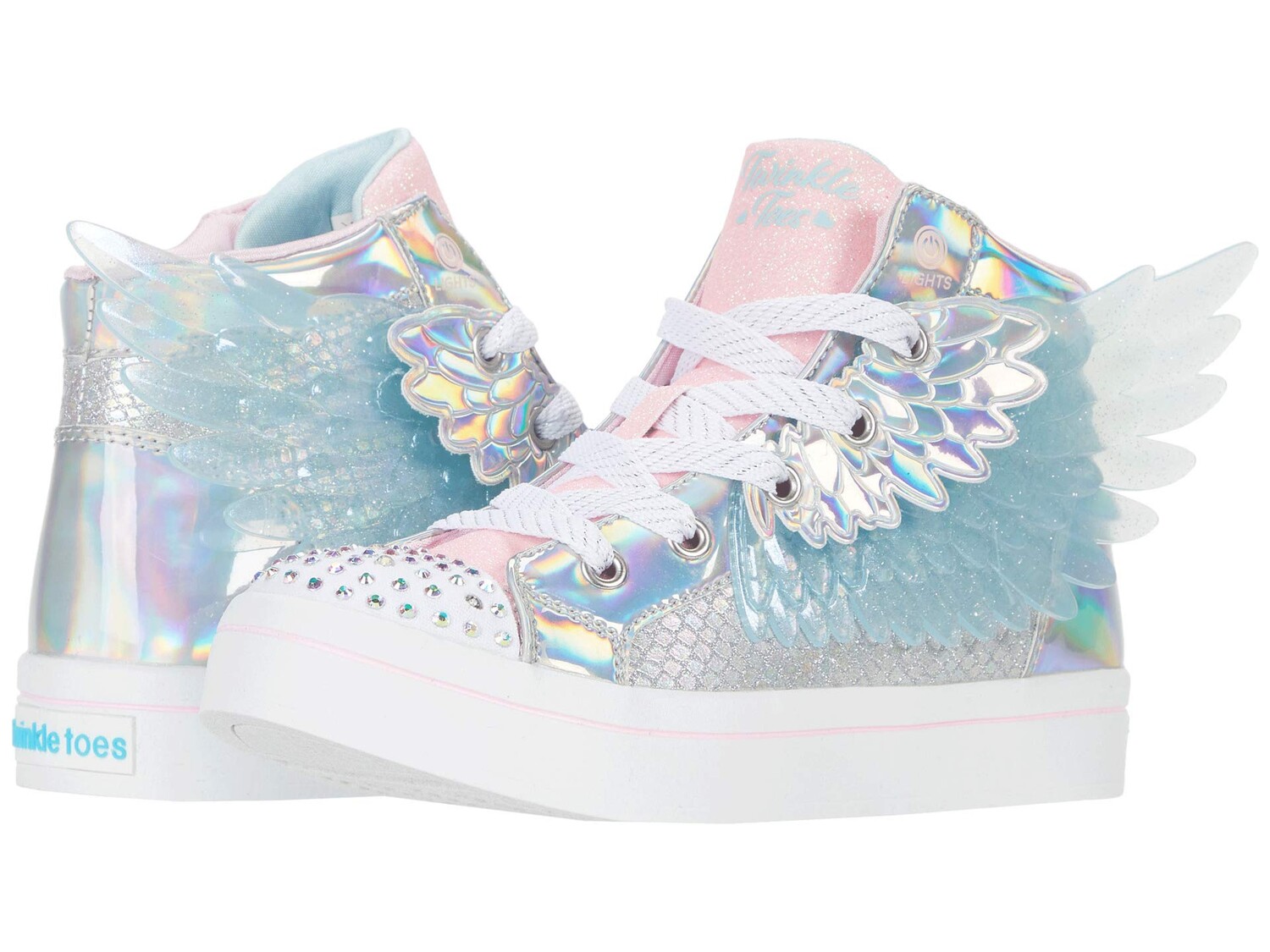 Кроссовки SKECHERS KIDS Twinkle Toes - Twi-Lites 2.0 314401L (Little Kid) кроссовки skechers twinkle toes twi lites twinkle charms little kid розовый