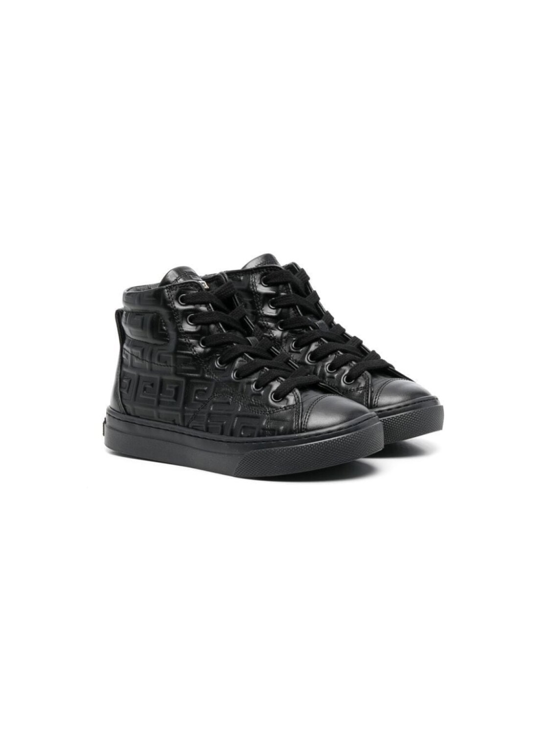 

Высокие кеды с тисненым логотипом Givenchy Kids, черный