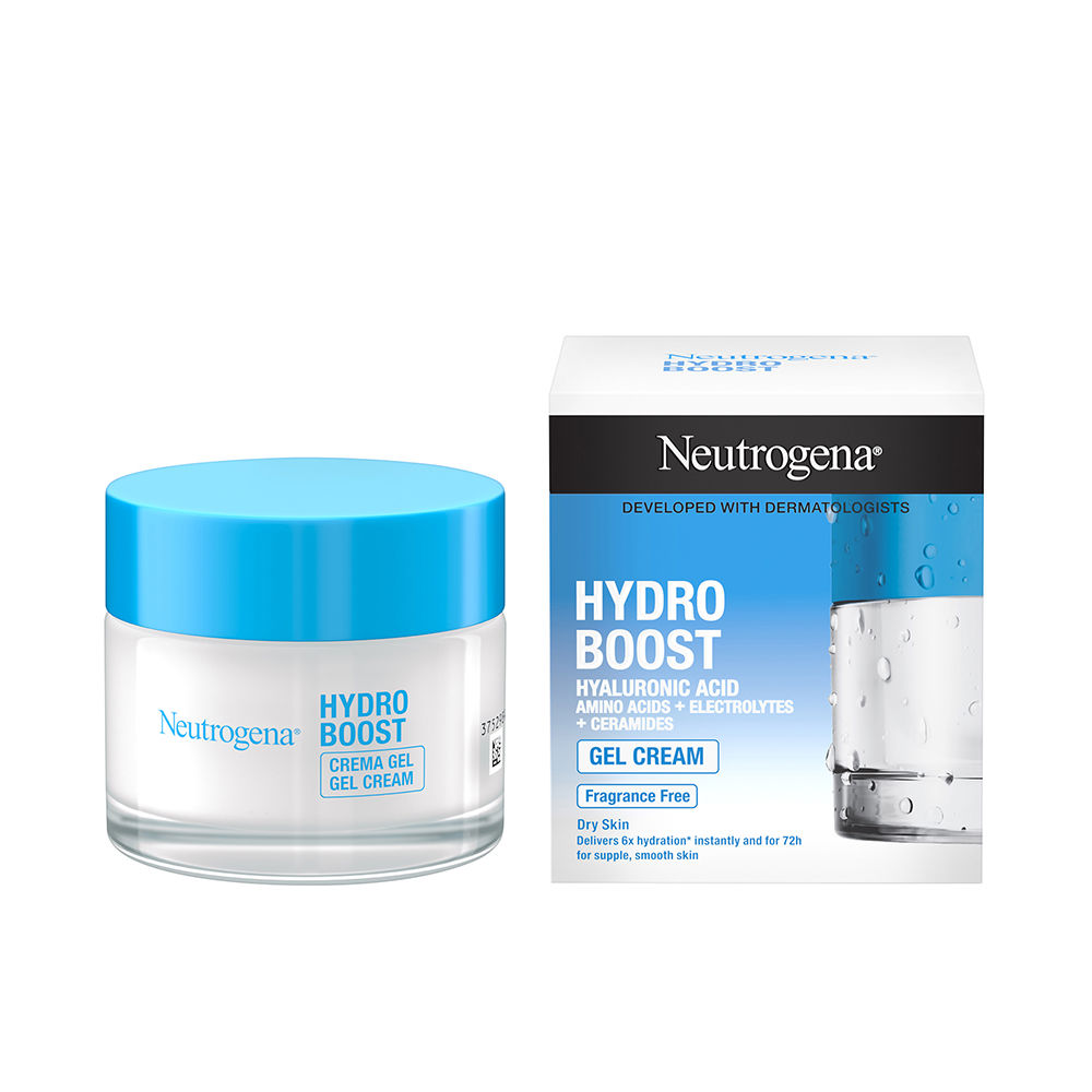 Увлажняющий крем для ухода за лицом Neutrogena, hydro boost crema gel hidratante facial, piel seca, desarrollado por dermatólogos Neutrogena, 50 мл