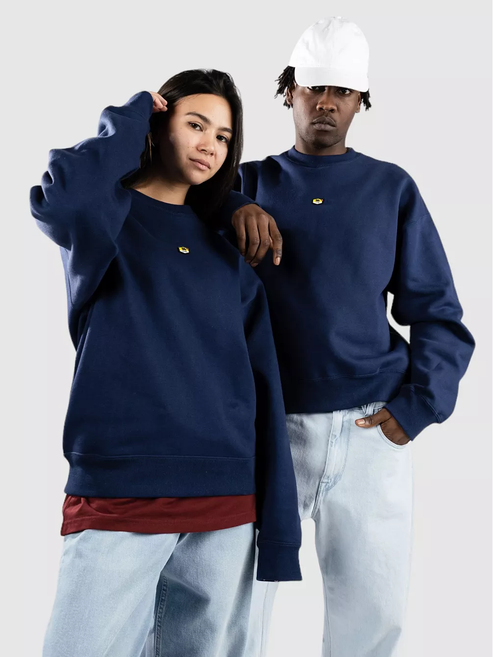 

Свитер SB Flc Crw Frntsde Air Gx Nike, синий