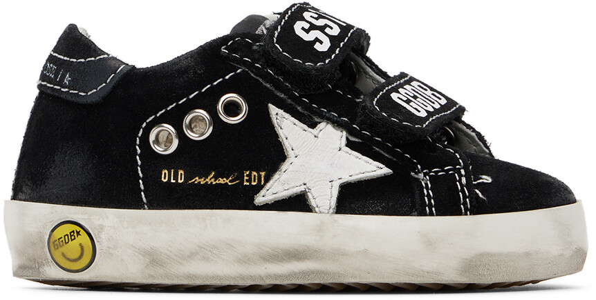 

Детские черные кроссовки Old School Golden Goose