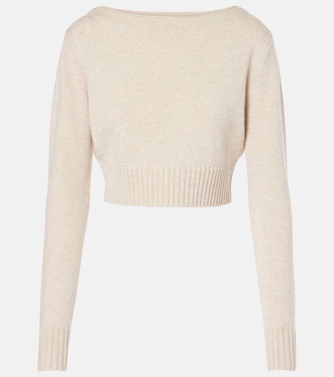 

Свитер из шерсти и кашемира Angri Max Mara, цвет daino chiaro
