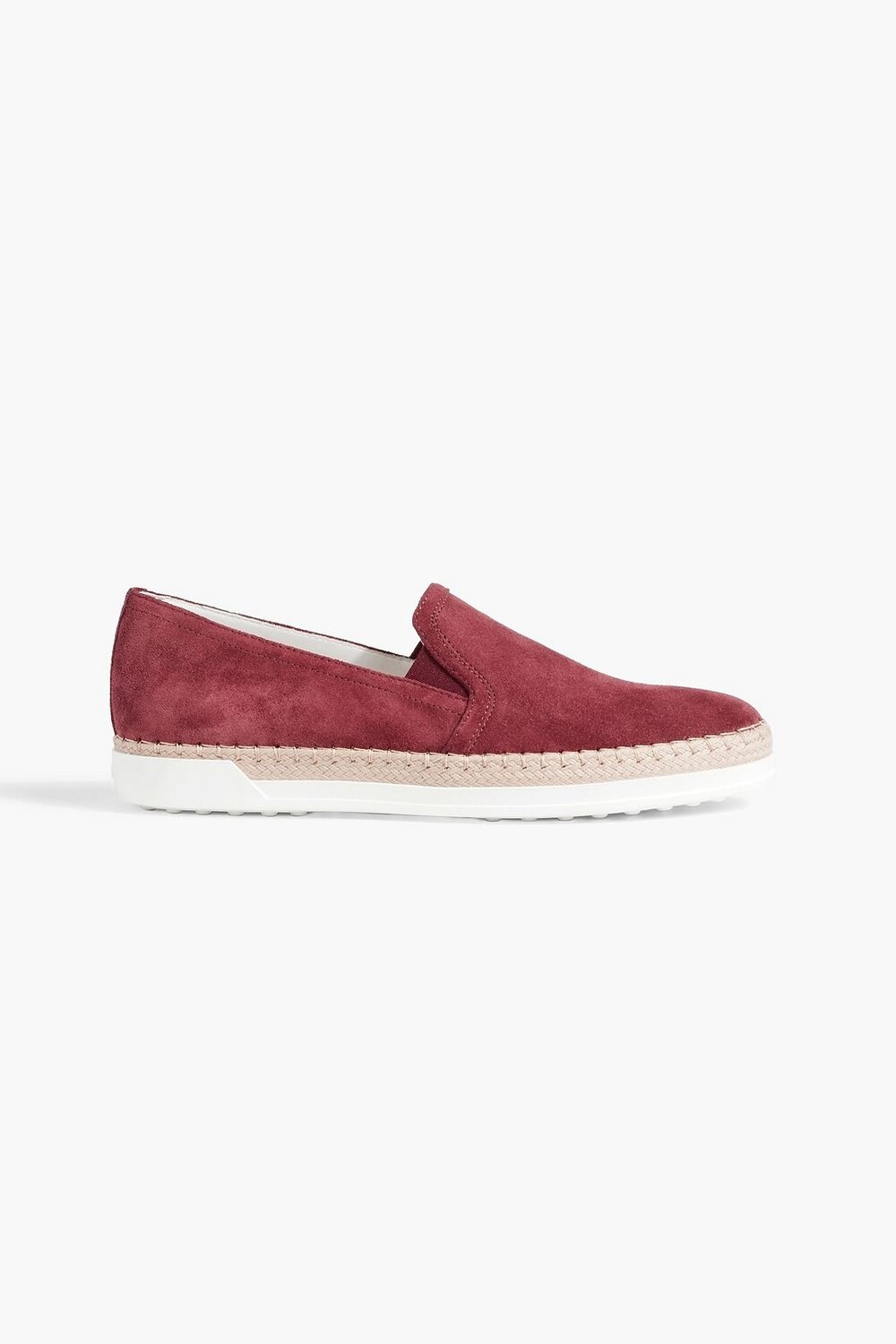 

Замшевые эспадрильи TOD'S, бордовый