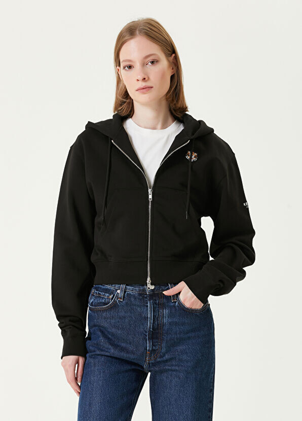 

Толстовка Lucky Tiger с капюшоном Kenzo, черный