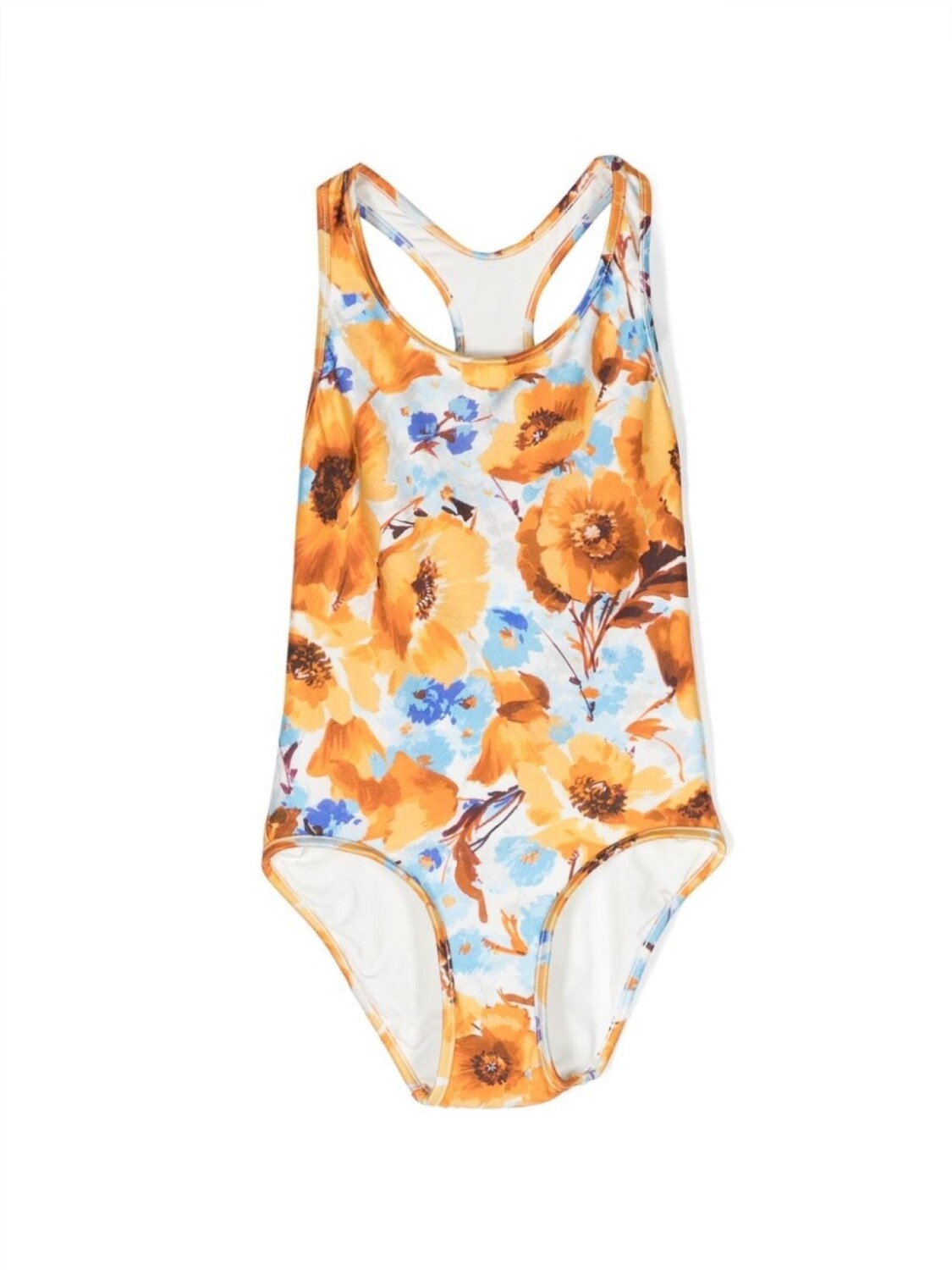 

ZIMMERMANN Kids купальник с цветочным принтом, нейтральный цвет