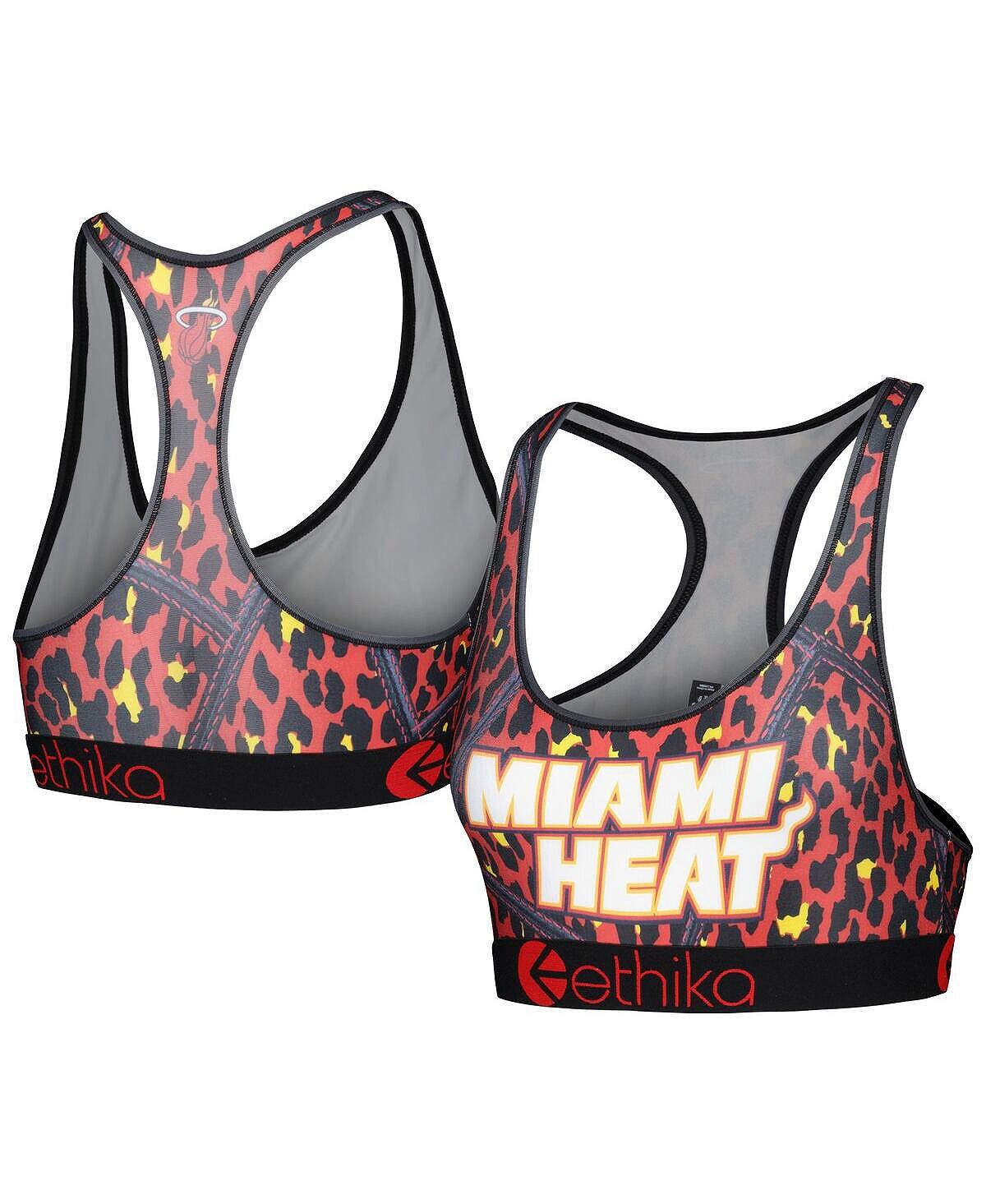 

Женский красный спортивный бюстгальтер Miami Heat Racerback Ethika, красный