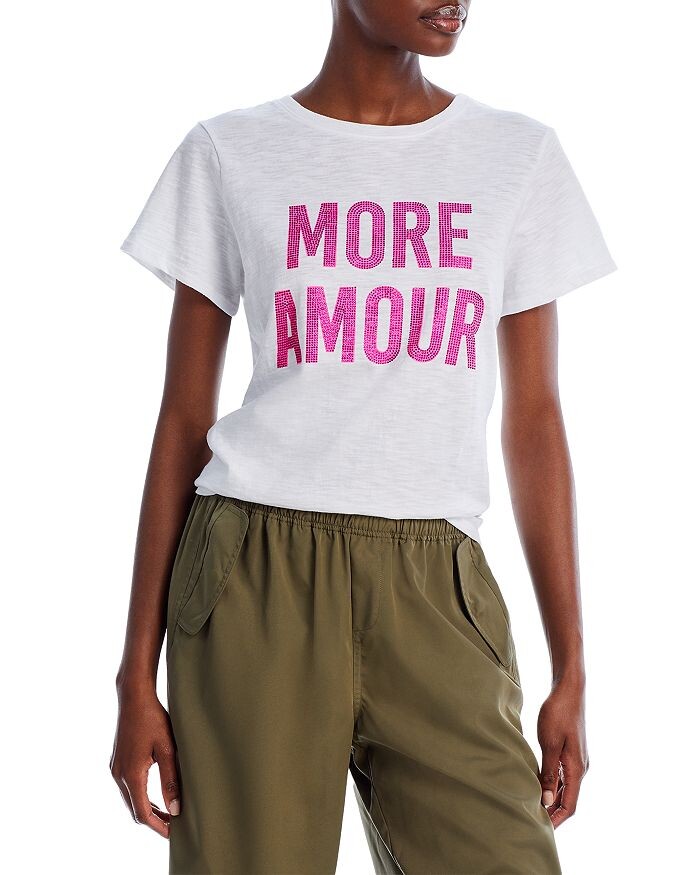 

Украшенная футболка More Amour Cinq a Sept