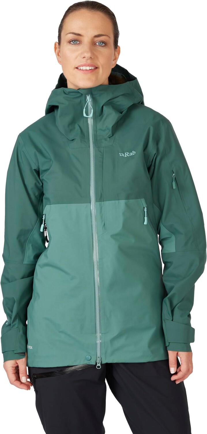 

Куртка Khroma Diffuse GTX Jacket Rab, цвет Green Slate/Eucalyptus