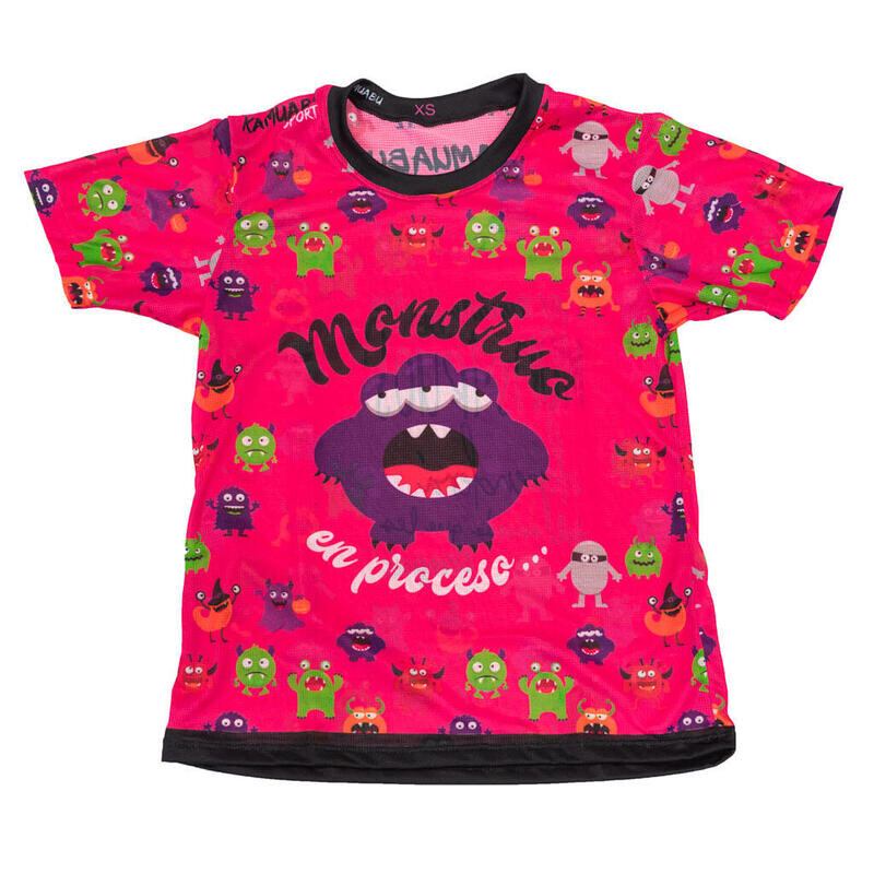 

#MONSTERS RUNNING ФУТБОЛКА МУЖСКАЯ - цвет Kamuabu РОЗОВЫЙ 110гр