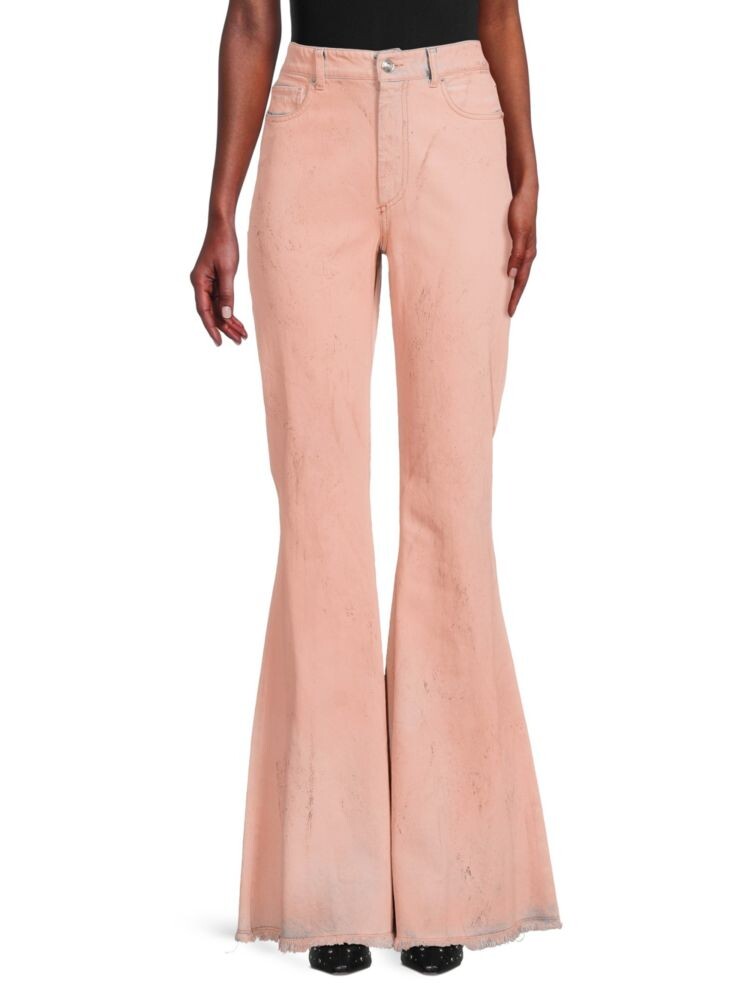 

Расклешенные джинсы федра Max Mara, розовый