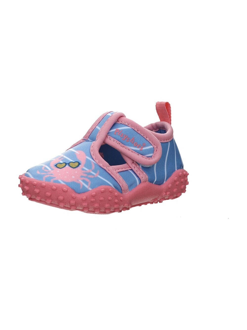 

Шлепанцы PLAYSHOES, голубой/светло-розовый
