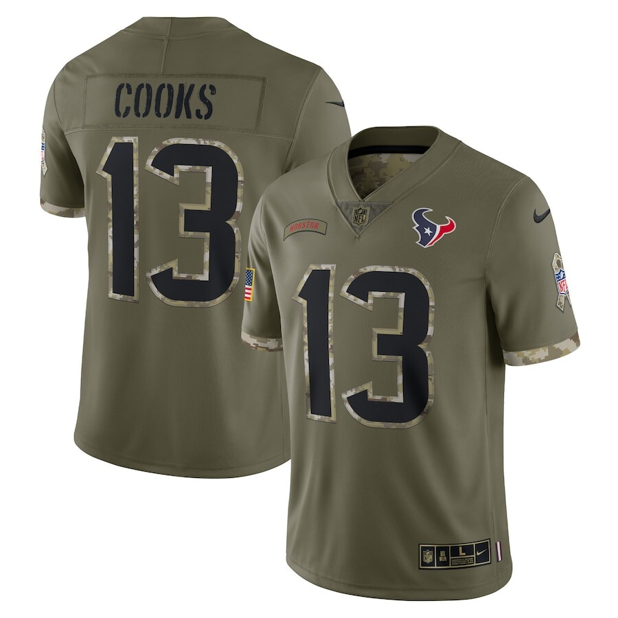 

Джерси Nike Houston Texans, оливковый