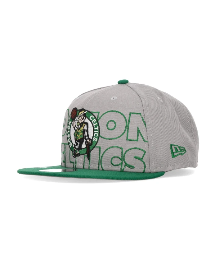 

Кепка Boston Celtics с плоским козырьком New Era, серый