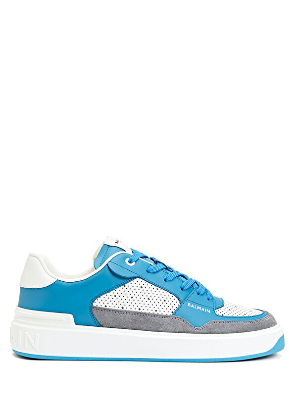 

Мужские кожаные кроссовки B-Court Balmain, белый