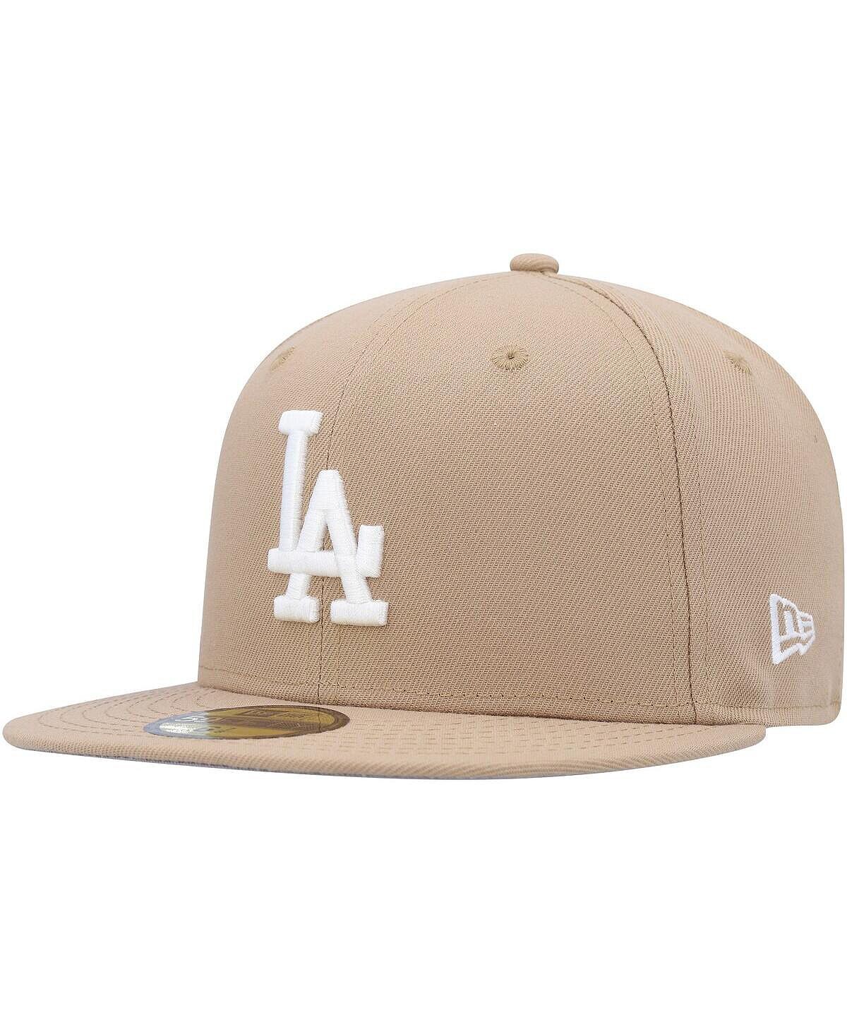 

Мужская приталенная кепка цвета хаки Los Angeles Dodgers 59FIFTY New Era
