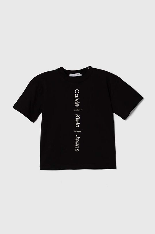 

Calvin Klein Jeans Детская хлопковая футболка, черный