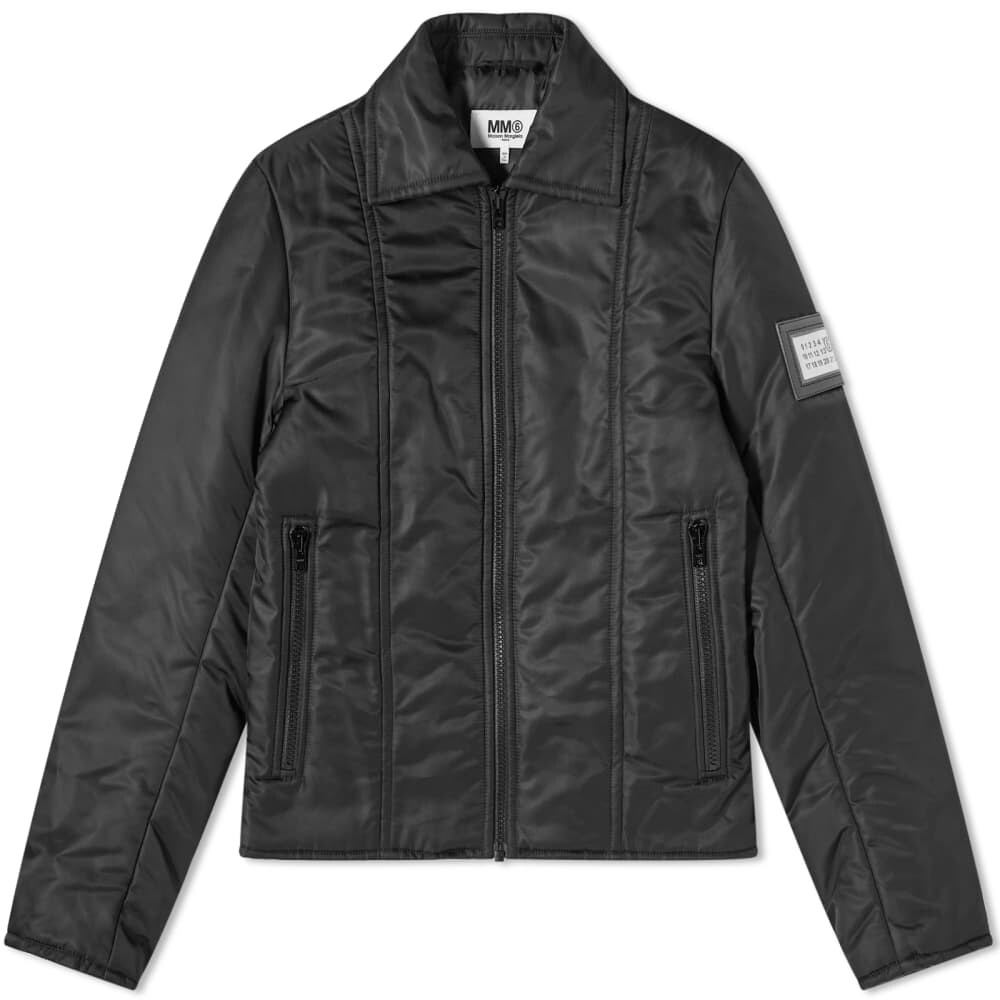 

Нейлоновая куртка Харрингтон MM6 Maison Margiela, черный