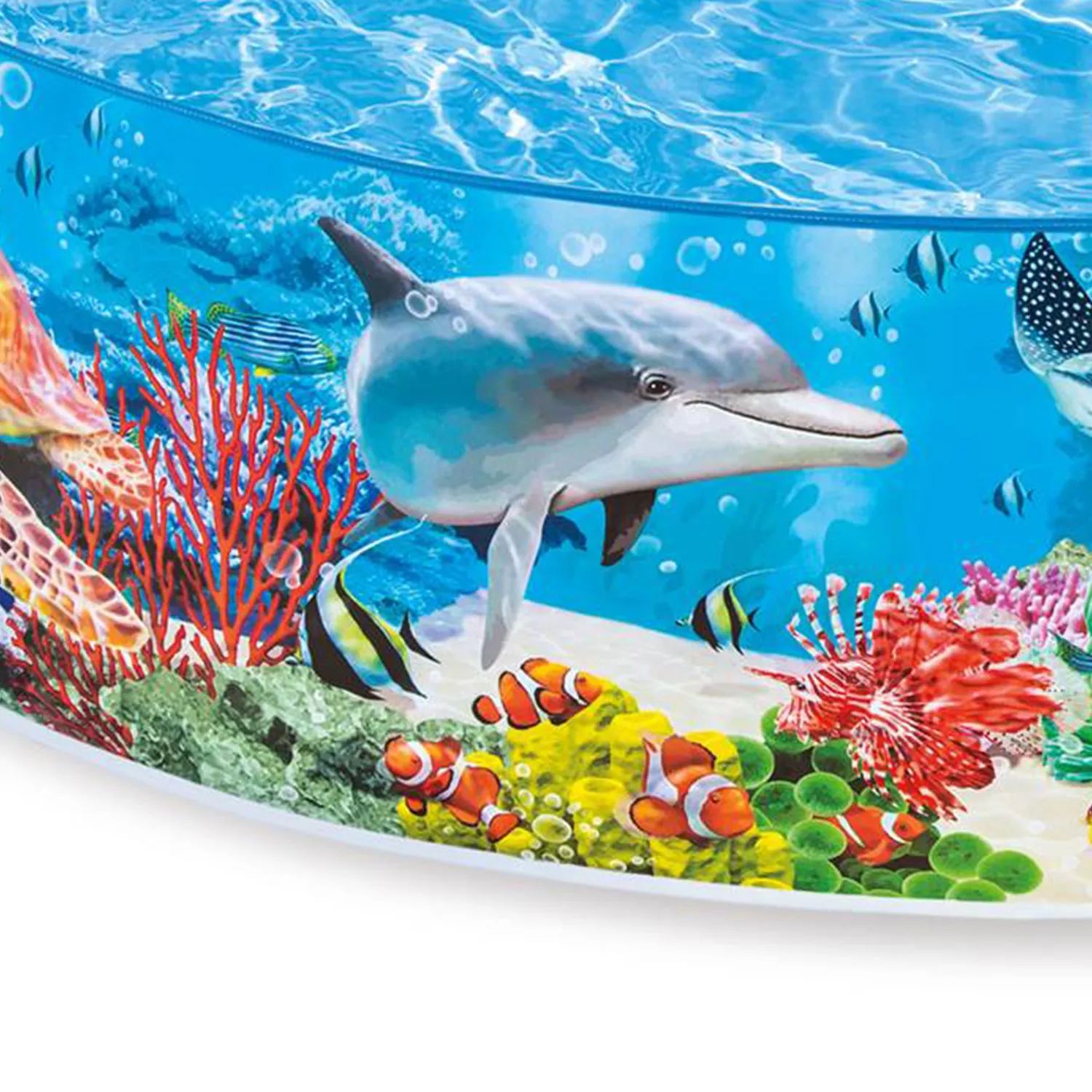 Intex Deep Sea Blue SnapSet Instant Надземный плавательный детский бассейн размером 8 футов x 18 дюймов Intex