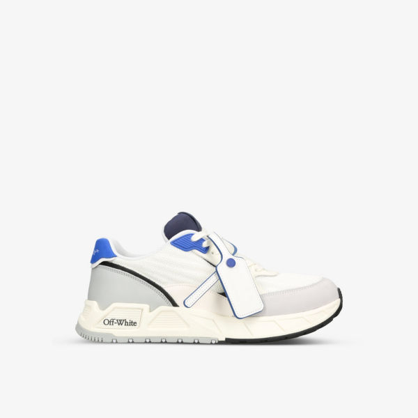 

Кроссовки Runner A с низким берцем из кожи и сетки Off-White, белый