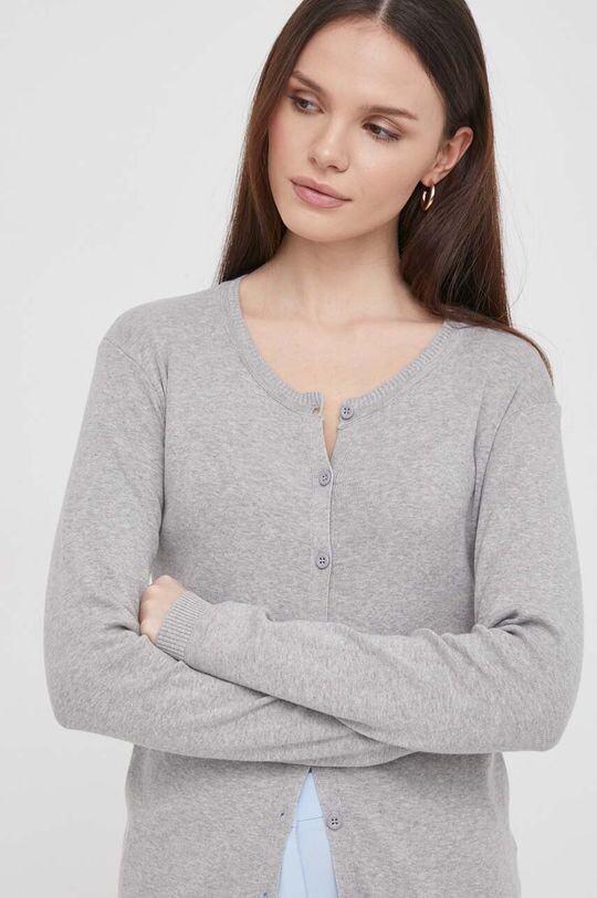 

Хлопковый кардиган United Colors of Benetton, серый