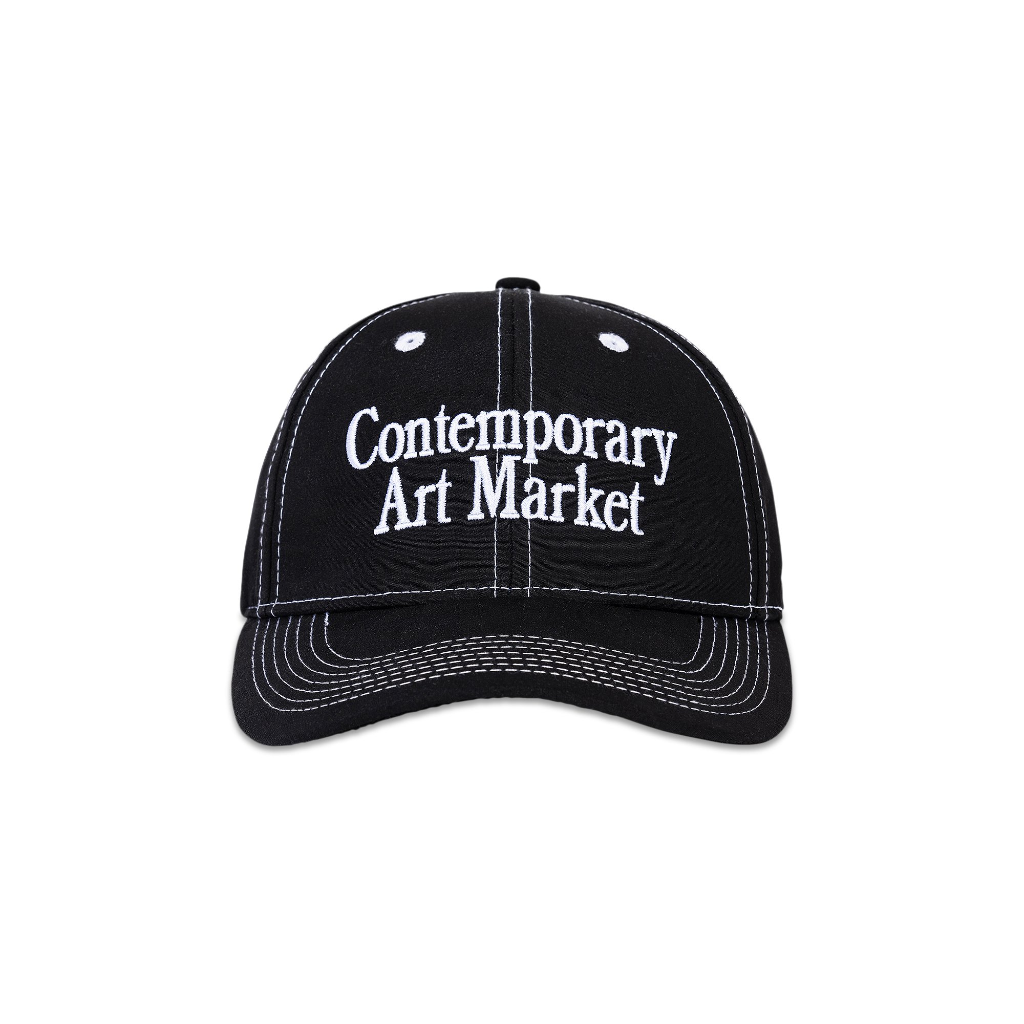 Кепка Market Contemporary Art Market Contrast с 6 панелями, Черная