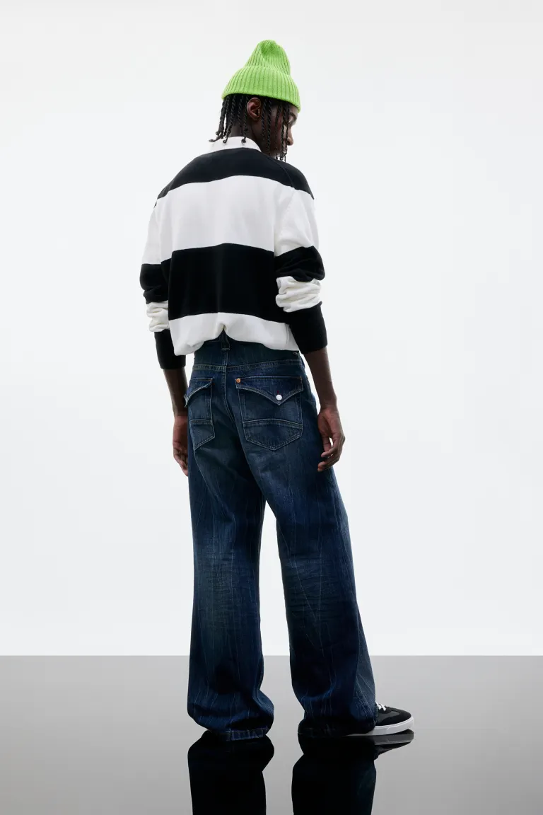 

Свободные джинсы bootcut H&M, синий