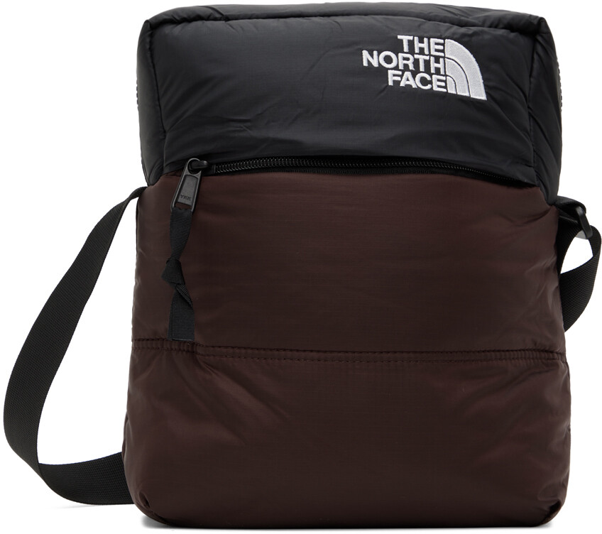 

Коричнево-черная сумка через плечо Nuptse The North Face