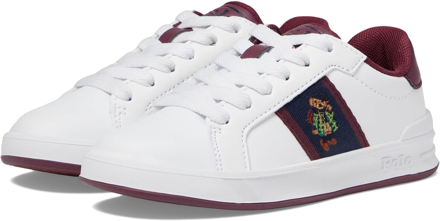 

Кроссовки Heritage Court II Bear Polo Ralph Lauren, цвет White/Wine