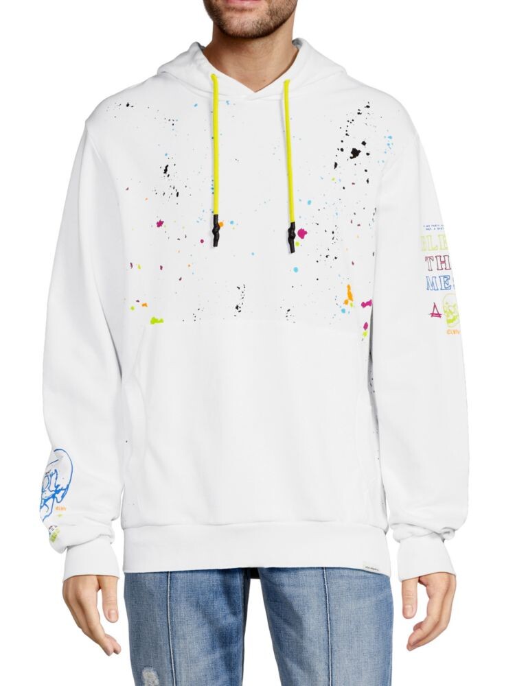 

Толстовка с рисунком Splatter Paint Eleven Paris, белый