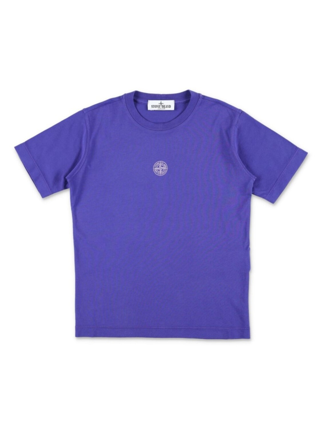 

Stone Island Junior футболка с вышитым логотипом, синий