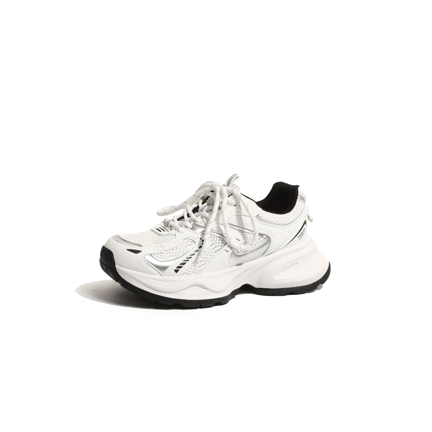 

Кроссовки SHUXI Shuxi Chunky Sneakers Women's Low-top, серебряный, Серый, Кроссовки SHUXI Shuxi Chunky Sneakers Women's Low-top, серебряный