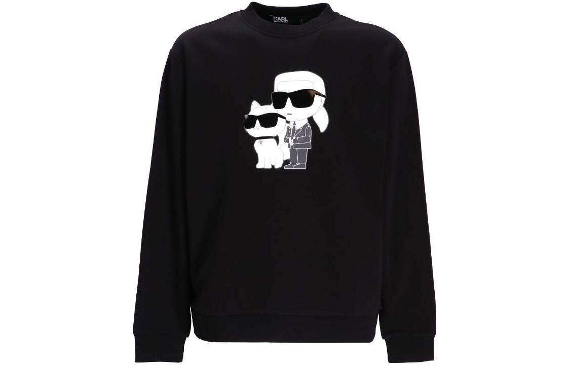 

KARL LAGERFELD Мужская толстовка, цвет Black