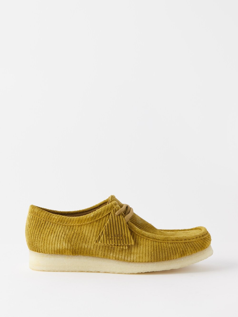 

Ботинки wallabee с тиснением замши Clarks, зеленый