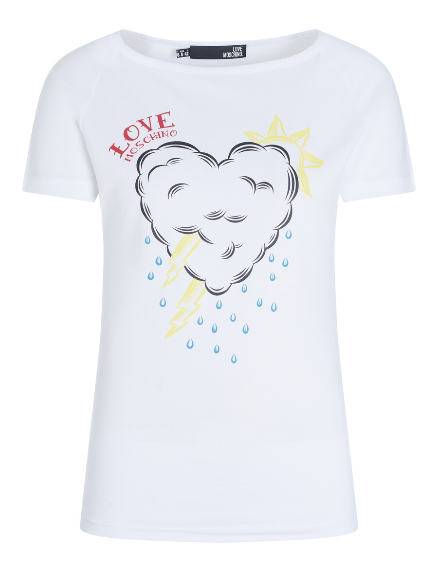 

Топ Love Moschino, белый