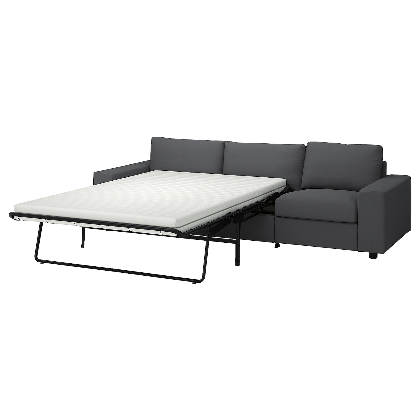 ВИМЛЕ 3-местный диван-кровать, с широкими подлокотниками/Халларп серый VIMLE IKEA