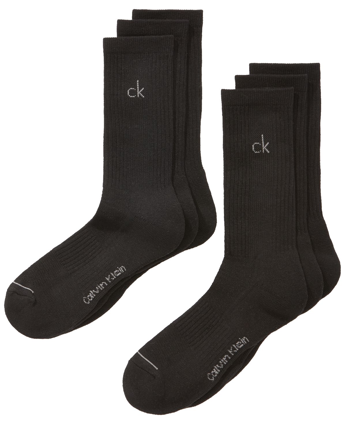 цена Мужские спортивные носки Crew (6 шт.) Calvin Klein