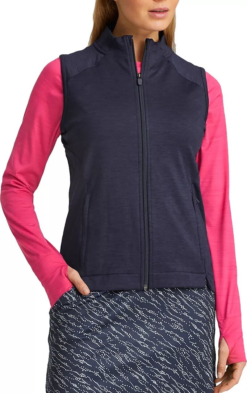 

Женский жилет для гольфа без рукавов Puma с молнией и полной молнией CLOUDSPUN Heather