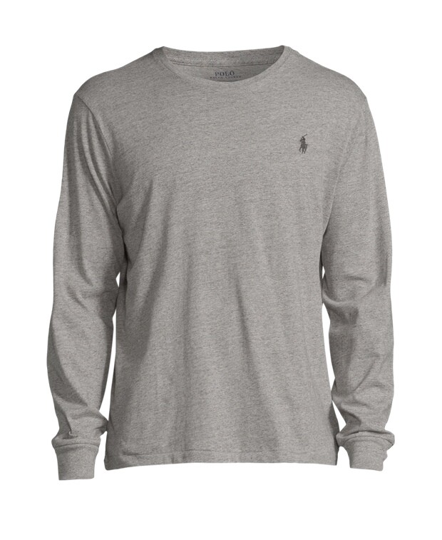 

Топ с длинными рукавами Polo Ralph Lauren, серый