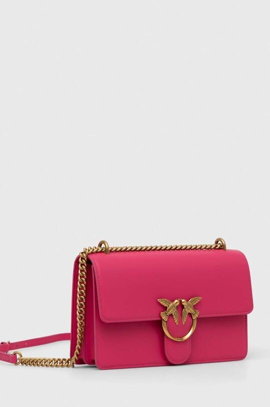 

Кожаная сумка Pinko, фиолетовый