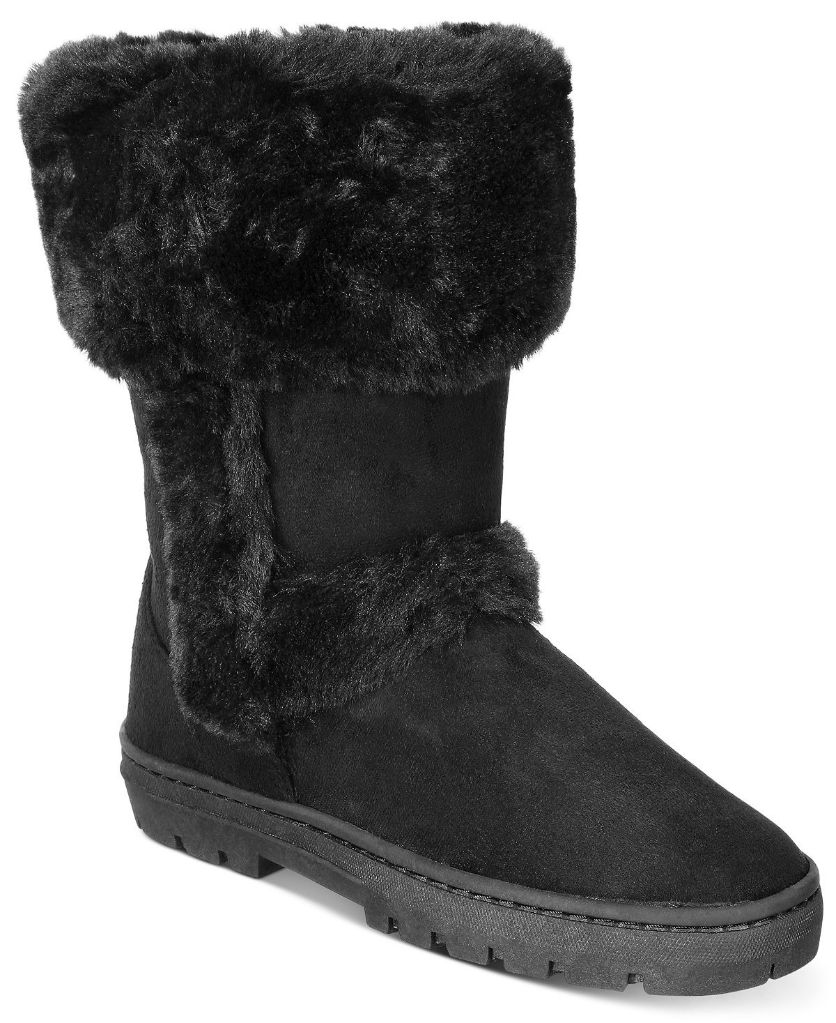 Остроумные ботинки для холодной погоды Style & Co, черный concise style black