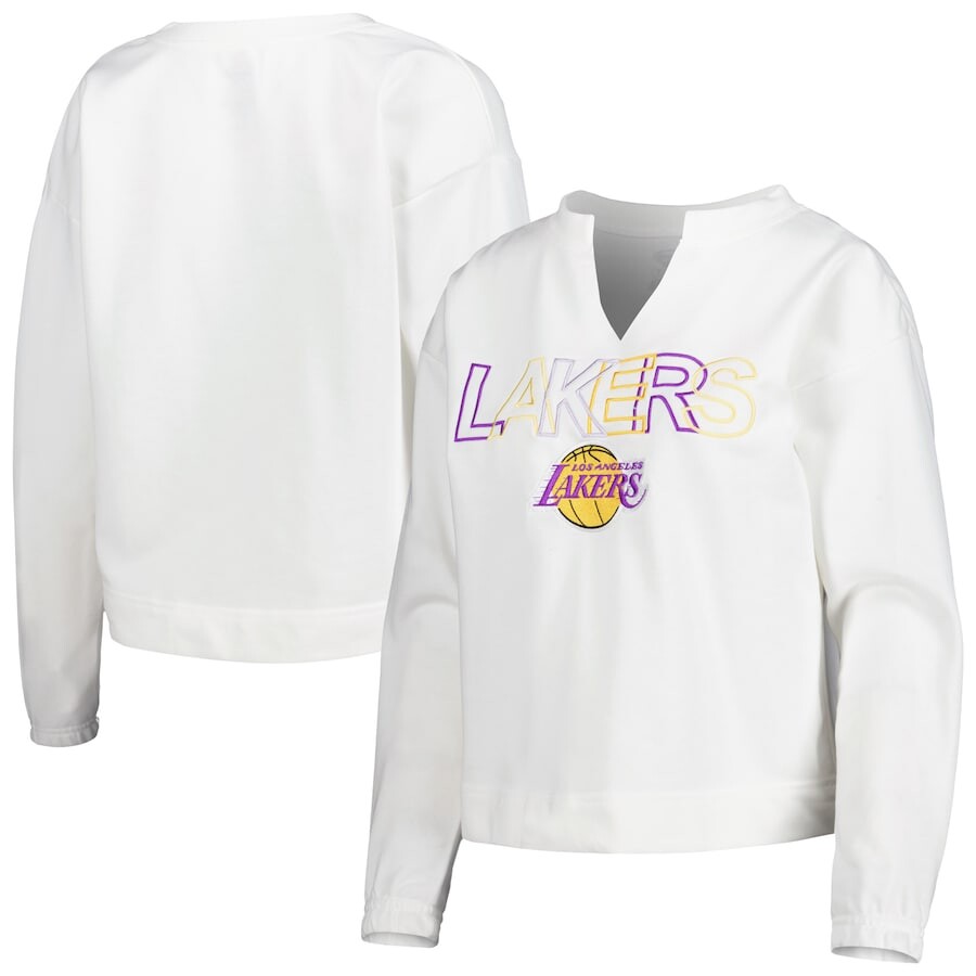 

Футболка с длинным рукавом Concepts Sport Los Angeles Lakers, белый