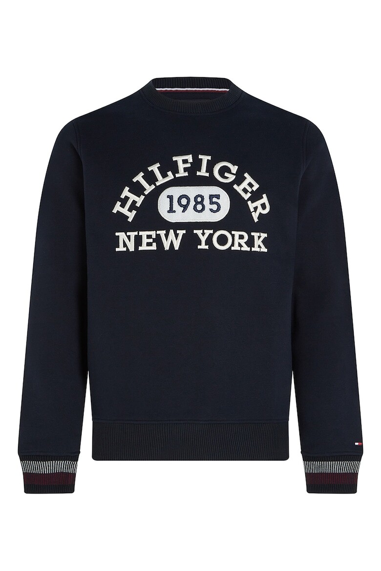 

Толстовка с овальным вырезом и логотипом Tommy Hilfiger, синий