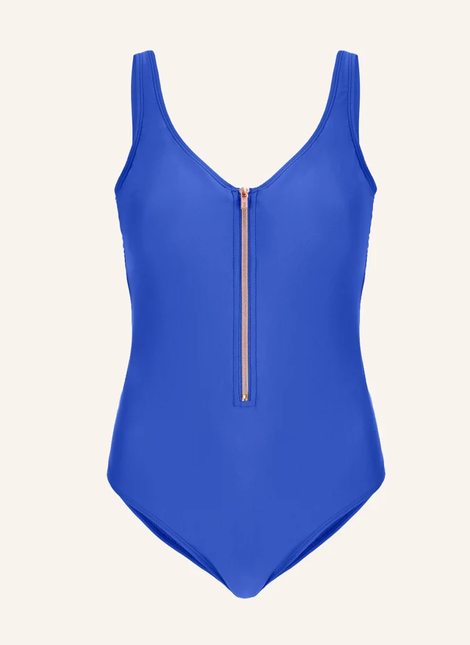 

Купальник zipper с высоким воротником Marc & André, синий