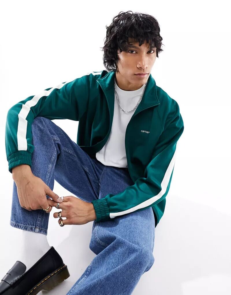 

Зеленая спортивная куртка Carhartt WIP Benchill