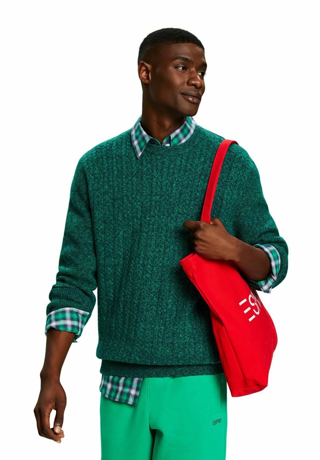 

Свитер Esprit, зеленый
