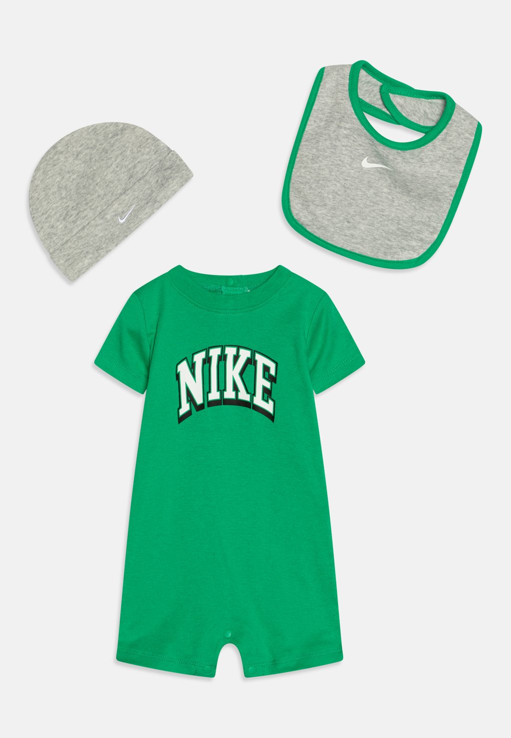 цена Кепка Romper Hat Bib Set Nike, цвет stadium green