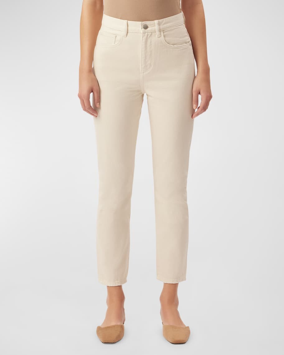 

Винтажные джинсы Lela Slim с ультравысокой посадкой DL1961 Premium Denim